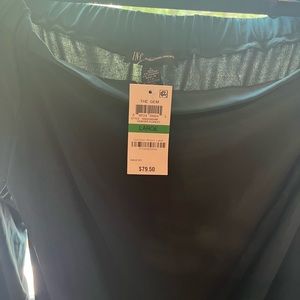 Off shoulder knee length dress